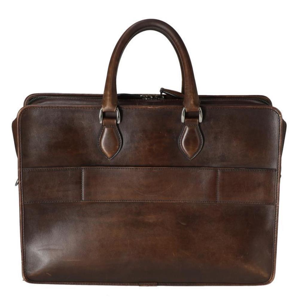 Berluti Calligraphy Dujour Briefcase Brown